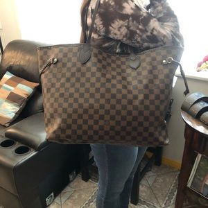 Authentic LV Neverfull Ebene MM